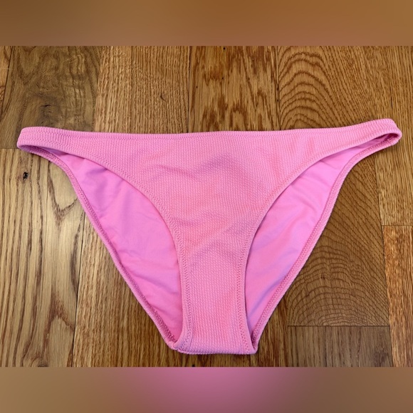Melissa Odabash Ribbed Pink Bikini Bottoms Size 10 - Picture 1 of 10